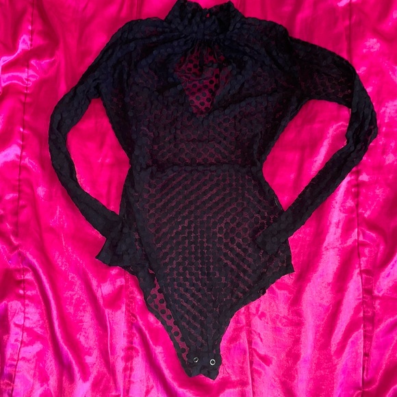 Windsor Tops - Windsor Sheer Bodysuit 🖤